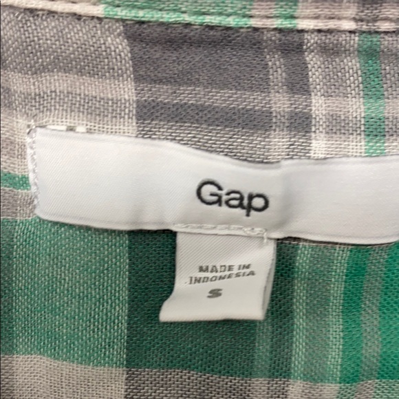 GAP Button Down Shirt Size S Plaid - Picture 3 of 5